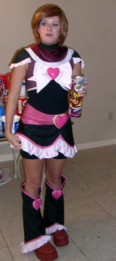 Anne from Pink Chocolate Cosplay as an anime character at Linucon 2005