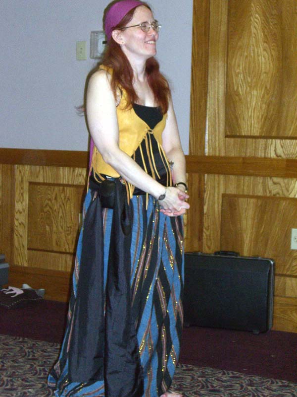 Cathy Raymond was one of the judges of Cosplay Linucon 2005