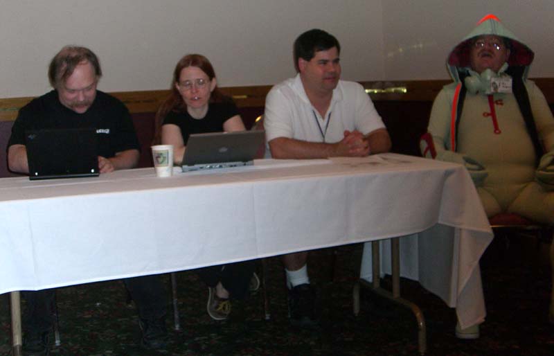 Authors We Gave Up On panel at Linucon 2005