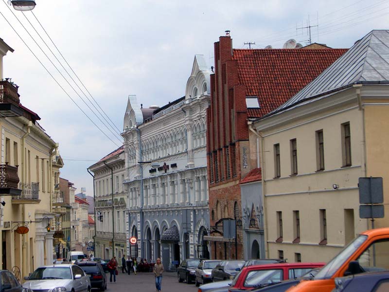 Didzioji street in Vilnius Old Town