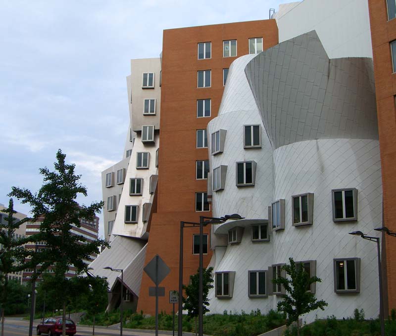 MIT buildings that look like they were caught in a twisted space vortex