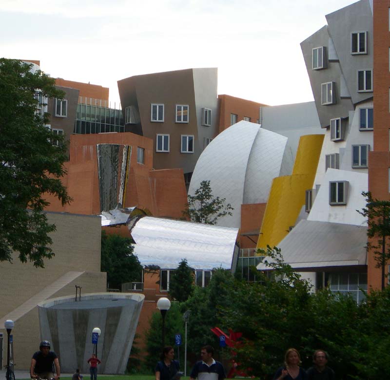 MIT buildings that look like they were caught in a twisted space vortex