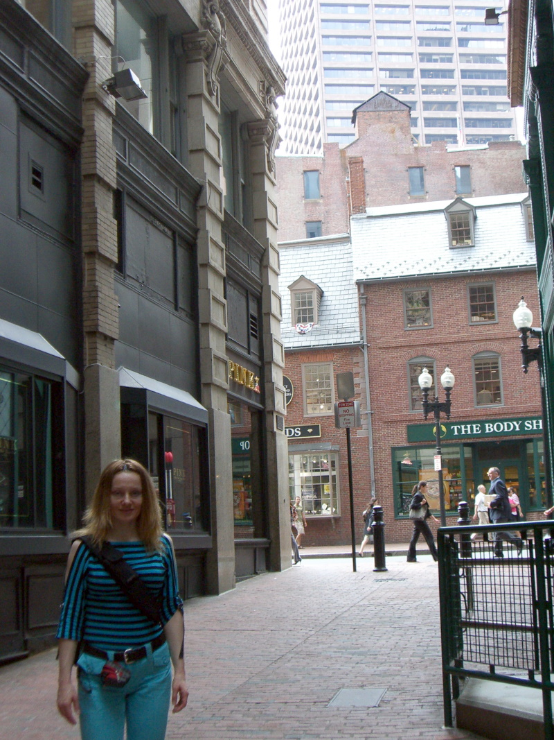 Me in Boston old town