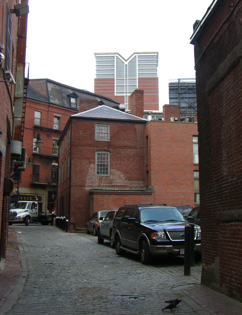 A street in Boston old town