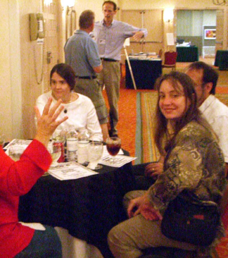 Katharine Kimbriel and Melissa Tyler at the ArmadilloCon 2006