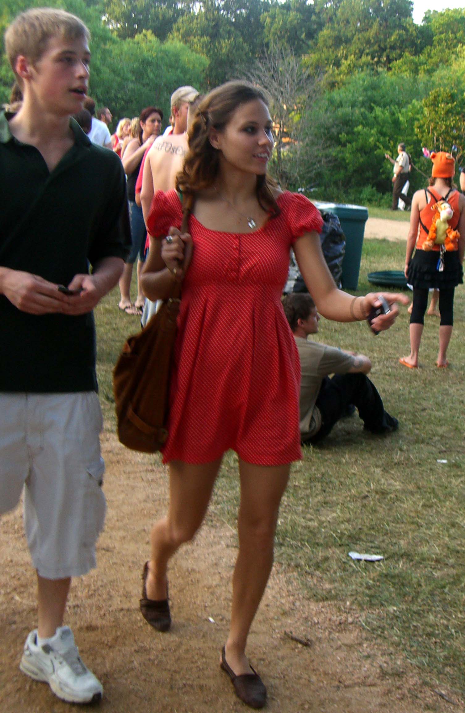 Red dress, Eeyore's Birthday 2007
