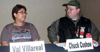 Val Villareal and Chuck Coshow