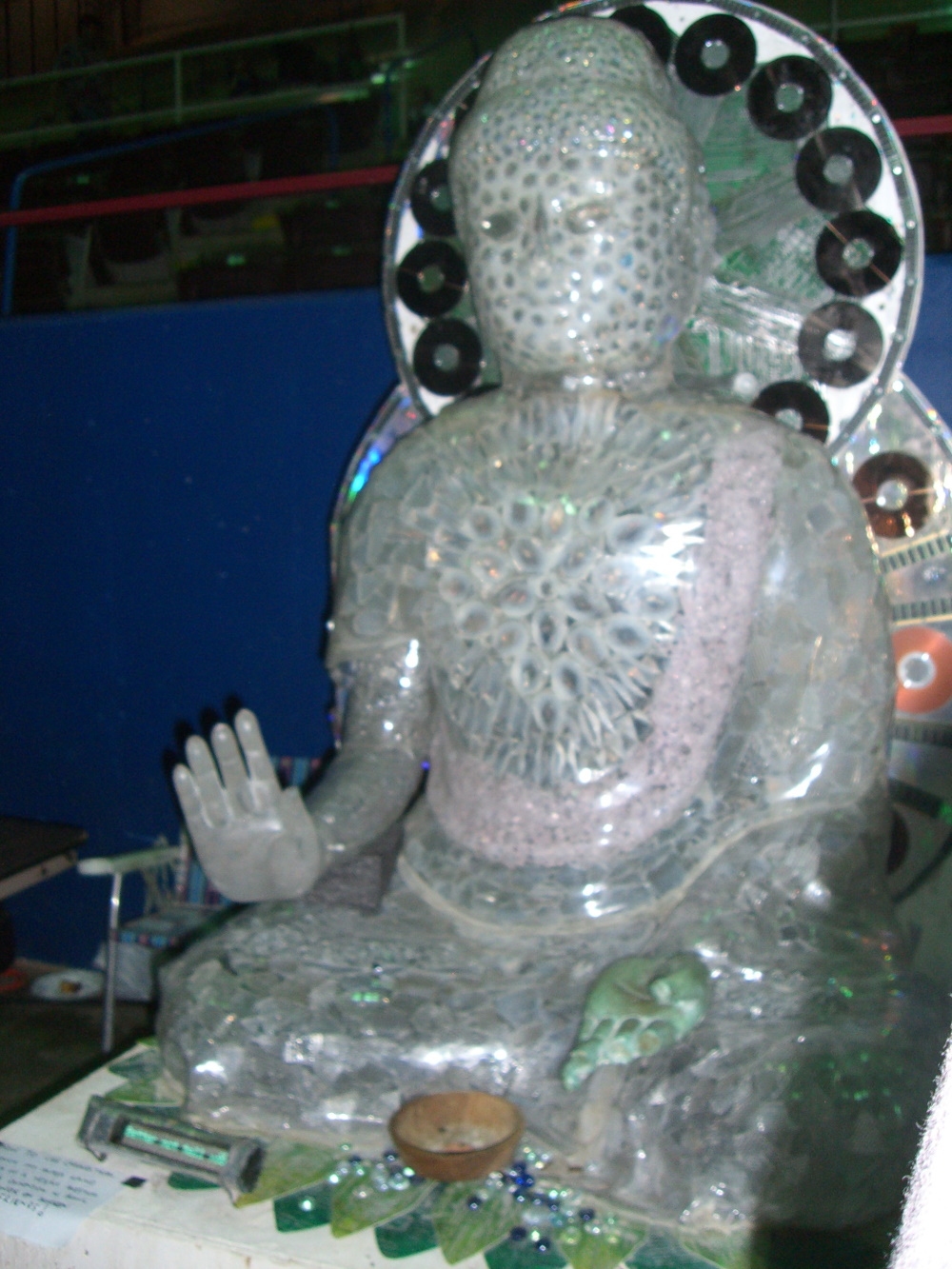 A Buddha-robot at the Maker Faire 2007