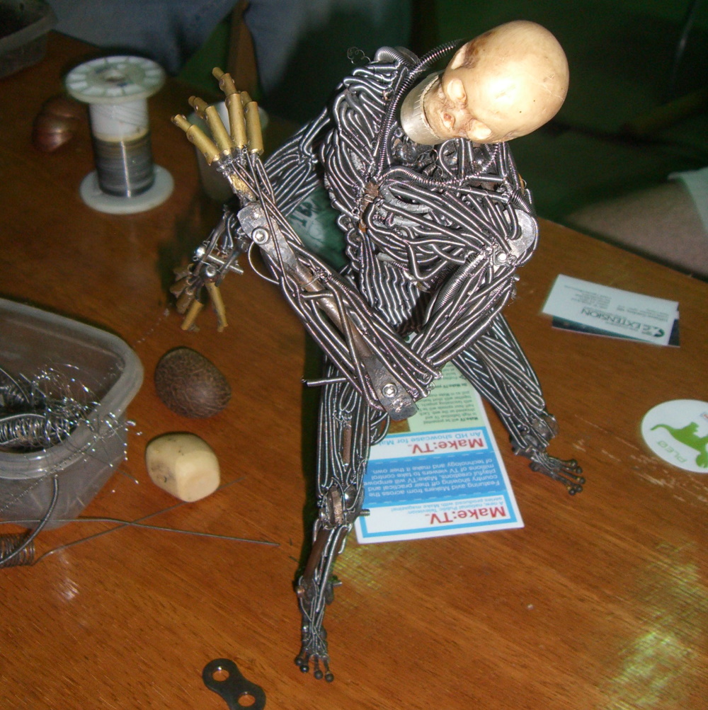 A poseable human figurine from Stop-Motion Armatures