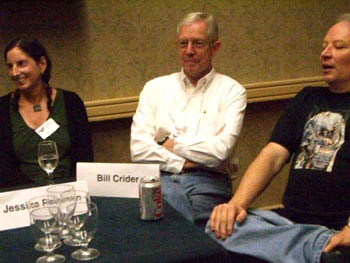 Jessica Reisman, Bill Crider and Joe Lansdale at ArmadilloCon 2007
