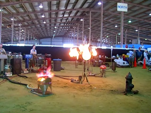 Fire-shooting things at Maker Faire 2007