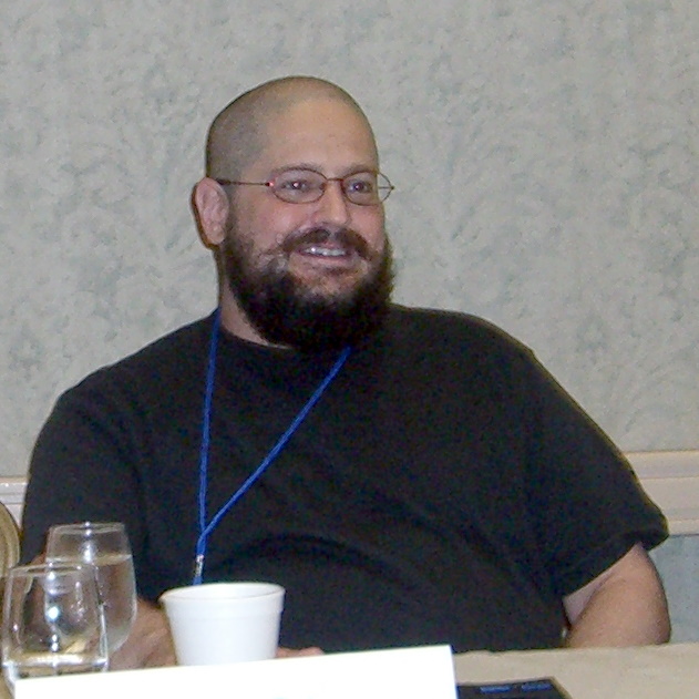 Charles Stross in the British SF panel at ArmadilloCon 2007