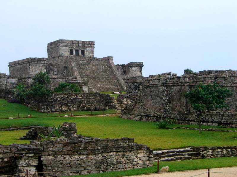 A "Castle" at the Mayan ruins of Tulum