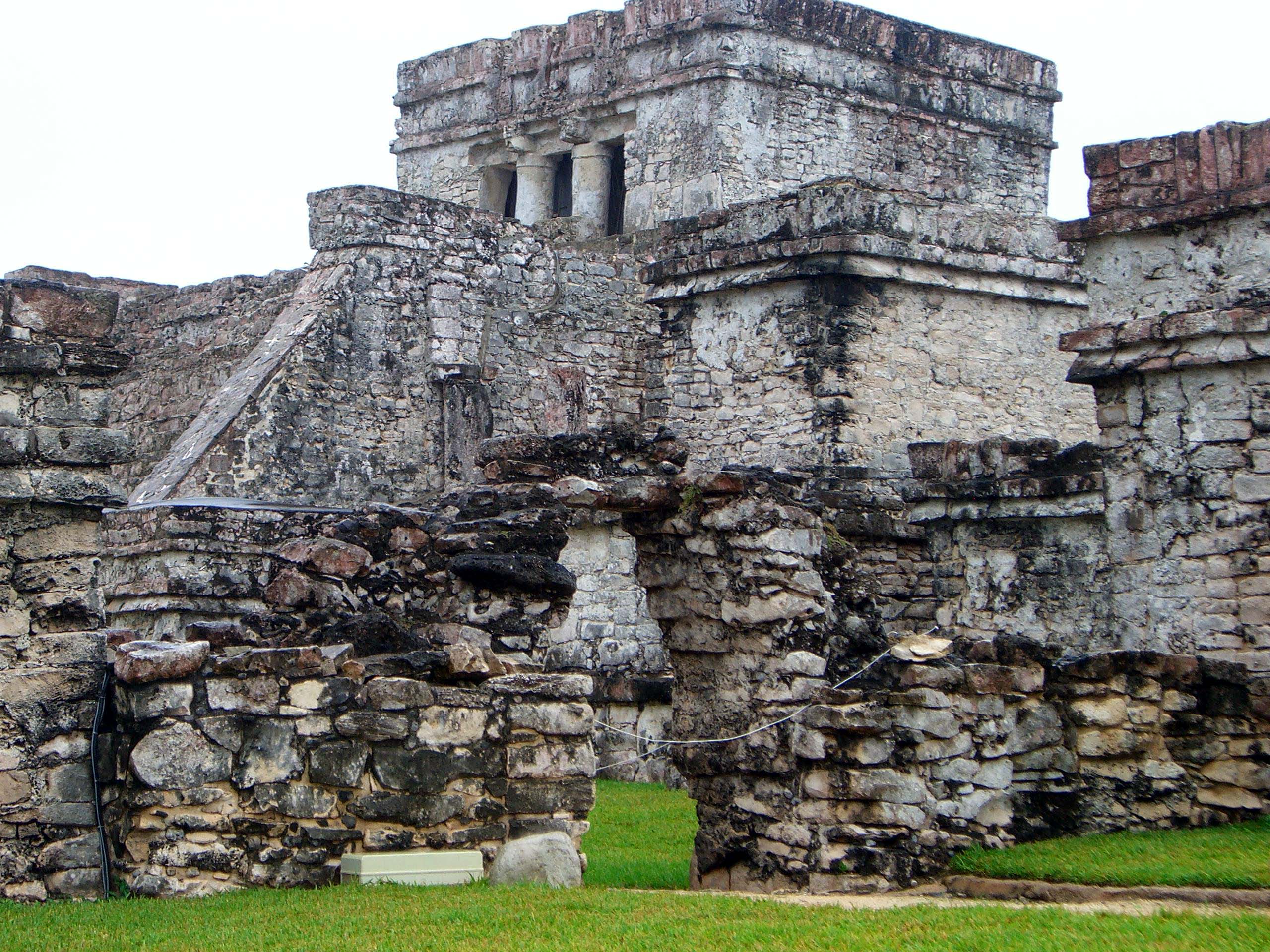 The "Castle" of the Mayan ruins of Tulum