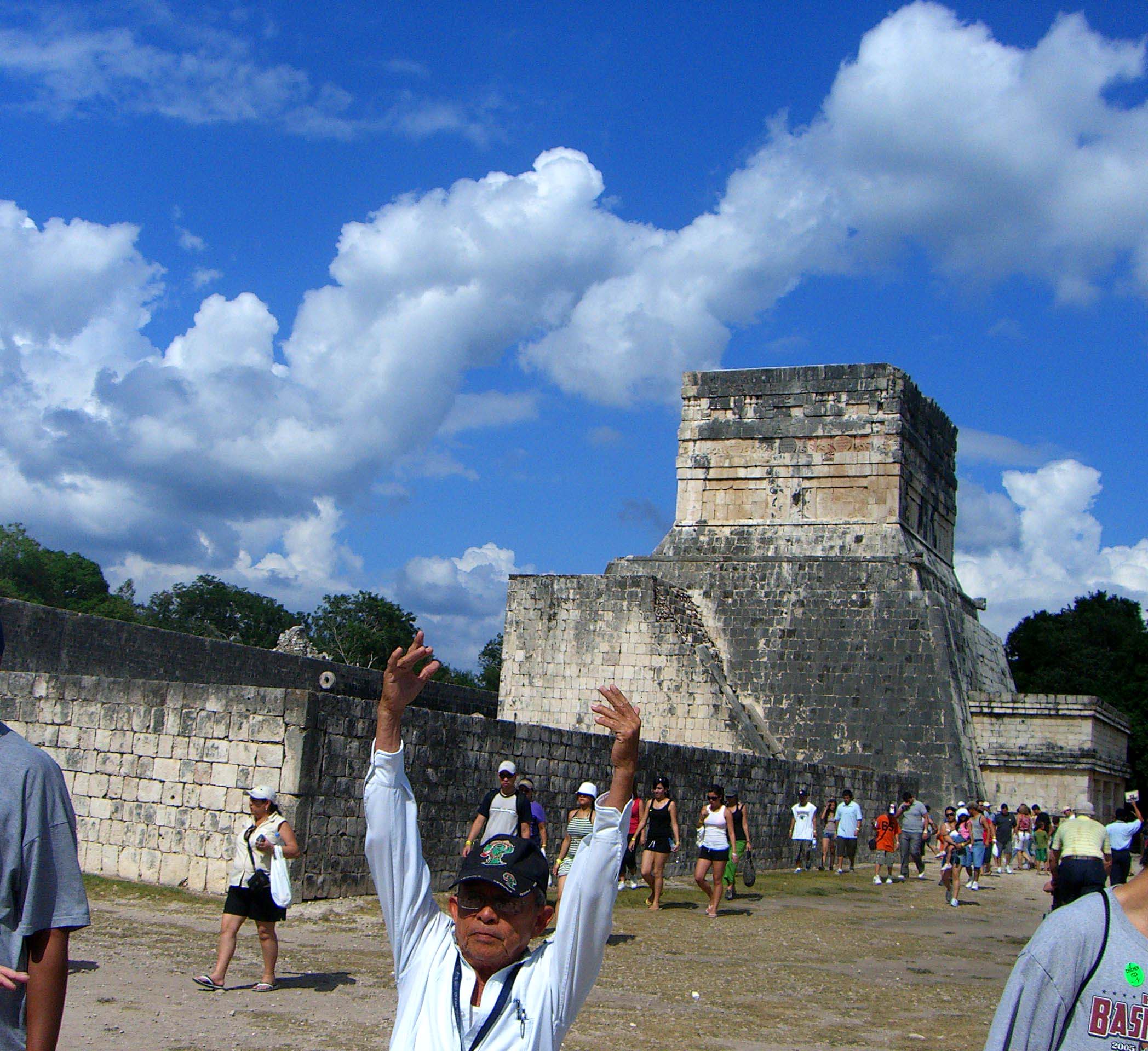 Mayan ball court in Chichen Itza