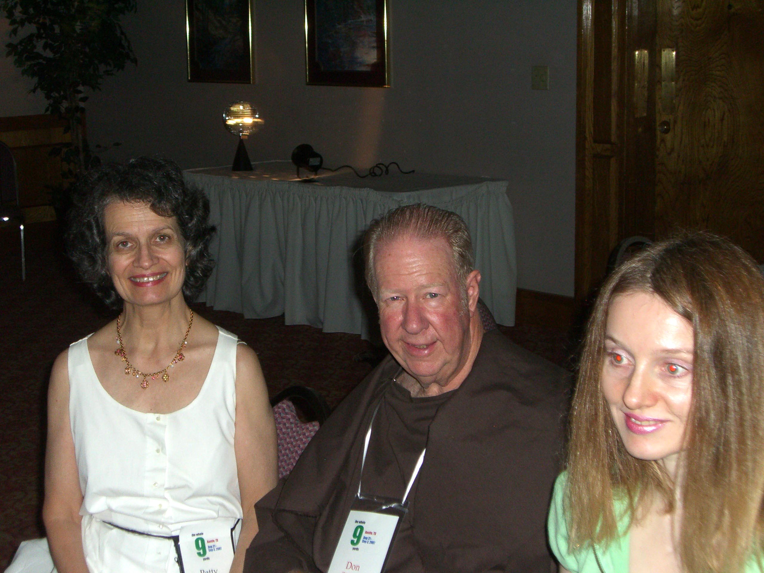 Me (right) at LoneStaRG 9, with Friar Don and Patty