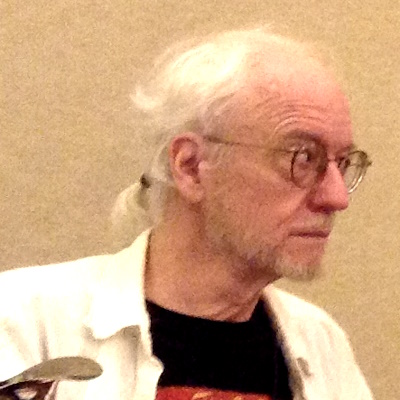 James Morrow being interviewed at ArmadilloCon 2015